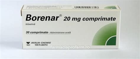 borenar|Borenar 20 mg x 30 compr.